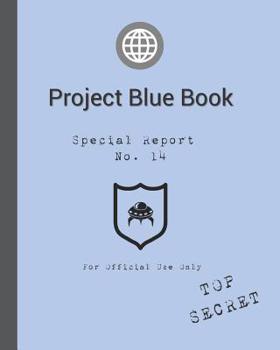 Paperback Project Blue Book: Alien Conspiracy Theory Notebook Journal Book