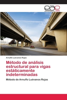 Paperback Método de análisis estructural para vigas estáticamente indeterminadas [Spanish] Book
