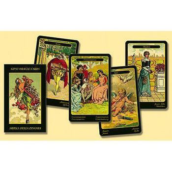 Paperback Gypsy Oracle Cards [Spanish] Book
