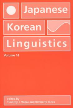 Paperback Japanese/Korean Linguistics, Volume 14: Volume 14 Book