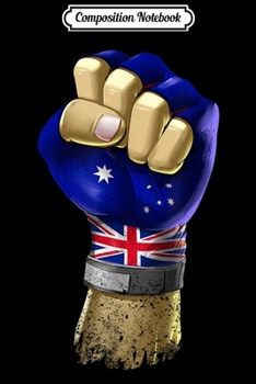 Paperback Composition Notebook: Australia Flag Australian Journal/Notebook Blank Lined Ruled 6x9 100 Pages Book