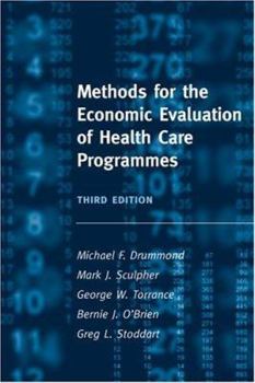 Paperback Methods for the Economic Evaluation of Health Care Programmes Book