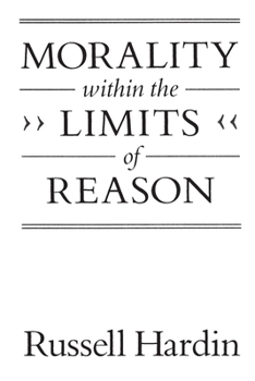 Paperback Morality within the Limits of Reason Book