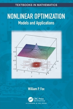 Paperback Nonlinear Optimization: Models and Applications Book