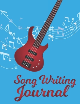 Paperback Song Writing Journal: Music Manuscript Paper, (Gifts for Music Lovers) Book