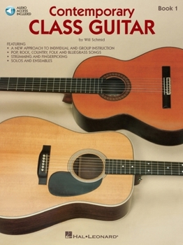 Paperback Contemporary Class Guitar, Book 1 Book