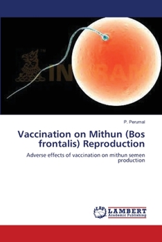 Paperback Vaccination on Mithun (Bos frontalis) Reproduction Book