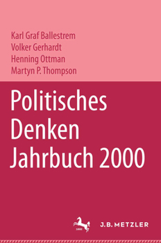 Hardcover Politisches Denken. Jahrbuch 2000 [German] Book