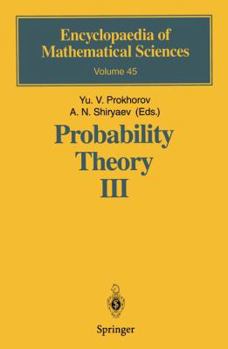 Paperback Probability Theory III: Stochastic Calculus Book