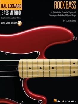 Paperback Rock Bass: Hal Leonard Bass Method Stylistic Supplement Book