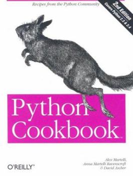 Paperback Python Cookbook Book