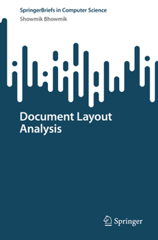Paperback Document Layout Analysis Book