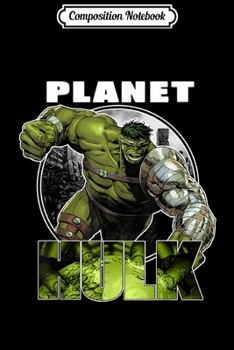 Composition Notebook: Marvel Planet Hulk Metal Arm Smash Graphic  Journal/Notebook Blank Lined Ruled 6x9 100 Pages