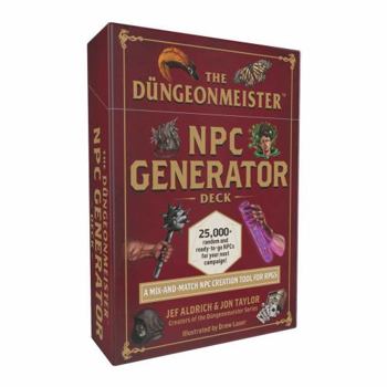 Misc. The Düngeonmeister Npc Generator Deck: A Mix-And-Match Npc Creation Tool for Rpgs Book