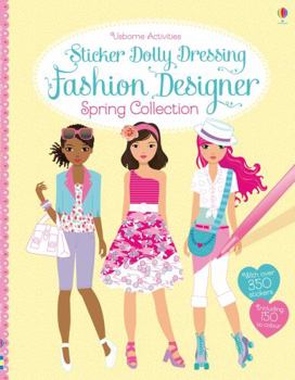 Paperback Sticker Dolly Dressin Fash Design Spring Book