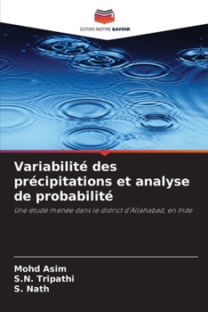 Paperback Variabilité des précipitations et analyse de probabilité [French] Book
