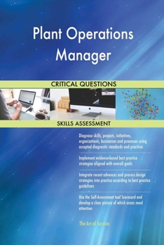 Paperback Plant Operations Manager Critical Questions Skills Assessment Book
