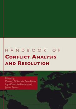 Paperback Handbook of Conflict Analysis and Resolution Book