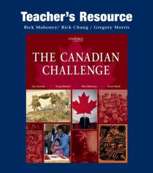 Paperback Canadian Challenge: Teacher's Resource Book