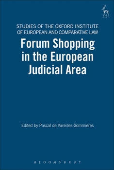 Hardcover Forum Shopping in the European Judicial Area Book