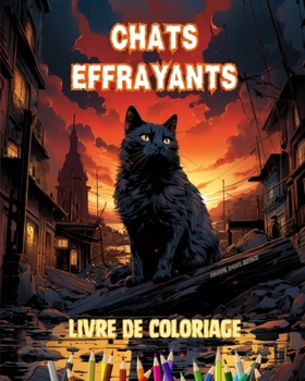Chats effrayants Livre de coloriage Scènes fascinantes et créatives de chats terrifiants: Incroyable collection de chats tueurs uniques pour stimuler la créativité (French Edition)