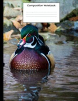Paperback Composition Notebook: Cute Duck College Ruled Notebook Lined Journal Gift For Men Women Teens Book