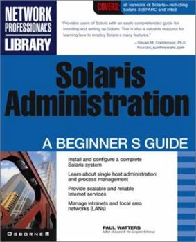 Paperback Solaris Administration: A Beginner's Guide Book