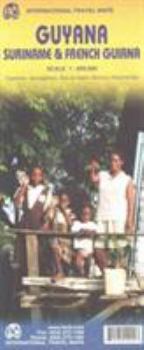 Map Guyana/Suriname & French Guiana 1:850 000 [French] Book