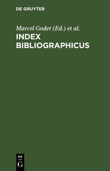 Hardcover Index bibliographicus [German] Book