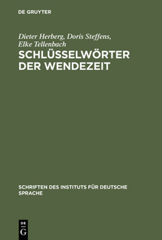 Hardcover Schlüsselwörter der Wendezeit [German] Book
