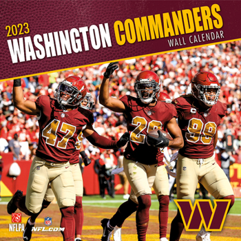 Calendar Washington Commanders 2023 12x12 Team Wall Calendar Book