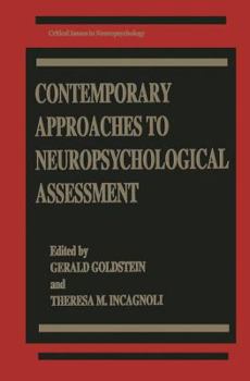 Paperback Contemporary Approaches to Neuropsychological Assessment Book