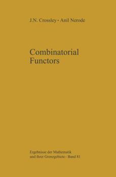 Paperback Combinatorial Functors Book