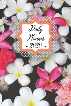 Paperback Daily Planner 2020: Hawaii Flowers 365 Day Daily Planner for Year 2020 6"x9" Everyday Organizer 52 Weeks Monday to Sunday Floral Pattern L Book