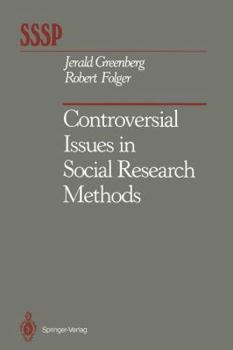 Paperback Controversial Issues in Social Research Methods Book