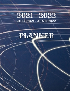 Paperback Planner July2021 - June2022: 2021-2022 Calendar Planner - July 2021 - June 2022, Weekly & Monthly Planner, TO Do List, Notes, 8.5'' X 11'' with Blu Book