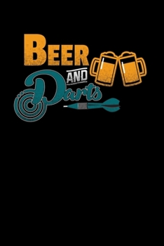 Paperback Beer and darts: 6x9 Beer - lined - ruled paper - notebook - notes Book