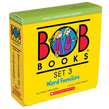 Paperback Bob Books - Word Families Box Set Phonics, Ages 4 and Up, Kindergarten, First Grade (Stage 3: Developing Reader) Book