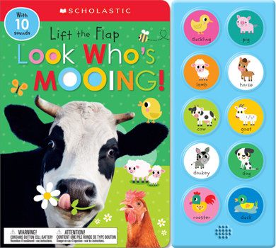 Paperback Look Who's Mooing!: Scholastic Early Learners (Sound Book) Book
