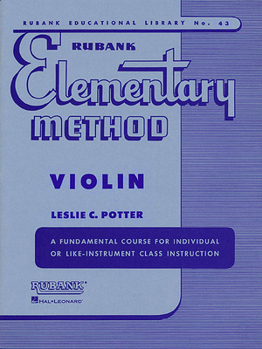 Paperback Rubank Elementary Method, Violin Book