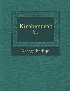 Paperback Kirchenrecht... [German] Book