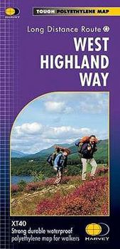 Map West Highland Way XT40 (Route Map) Book