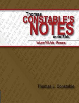 Paperback Thomas Constable's Notes on the Bible Vol. VIII Book