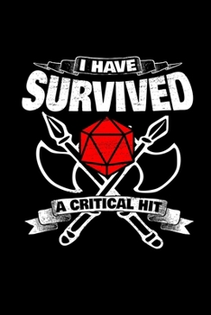 Notizbuch: Rpg Gamer Dungeon Master Treffer Axt Witz Geschenk 120 Seiten, 6X9 (Ca. A5), Liniert