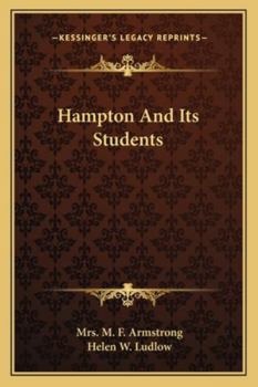 Paperback Hampton And Its Students Book