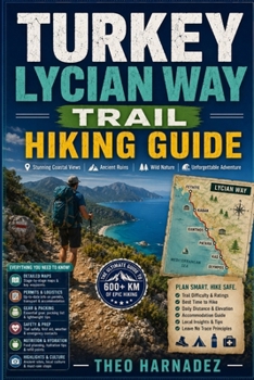 Paperback Lycian Way Hiking Guide Book