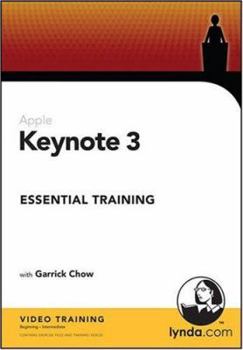 CD-ROM Keynote 3 Essential Training Book