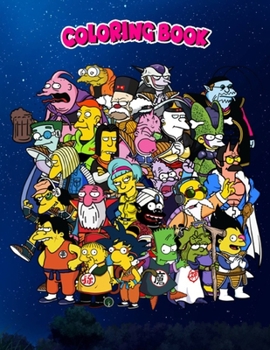 Paperback Coloring Book: Springfield Z, Children Coloring Book, 100 Pages to Color Book