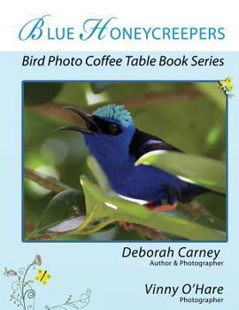 Blue Honeycreepers: Bird Photo Coffee Table Book Series