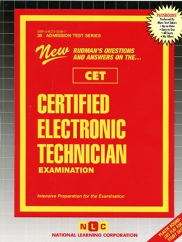 Spiral-bound Certified Electronic Technician (Cet): Passbooks Study Guide Book